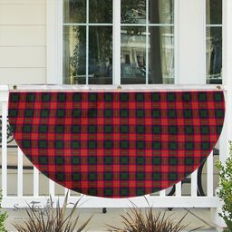 ScotsTee Shop Scottish Riddell Tartan Non-Pleated Fan Flag Bunting Banner
