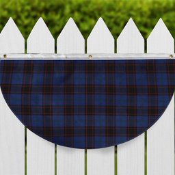 ScotsTee Shop Scottish Hume Tartan Non-Pleated Fan Flag Bunting Banner