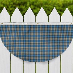 ScotsTee Shop Scottish Napier Ancient Tartan Non-Pleated Fan Flag Bunting Banner