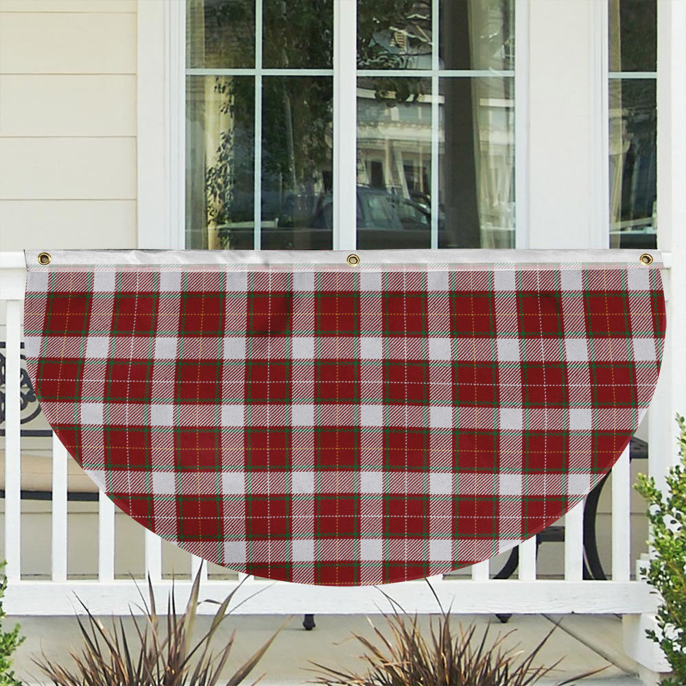 ScotsTee Shop Scottish MacFie Dress Ancient Tartan Non-Pleated Fan Flag Bunting Banner
