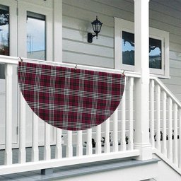 ScotsTee Shop Scottish Little of Morton Rigg Modern Tartan Non-Pleated Fan Flag Bunting Banner