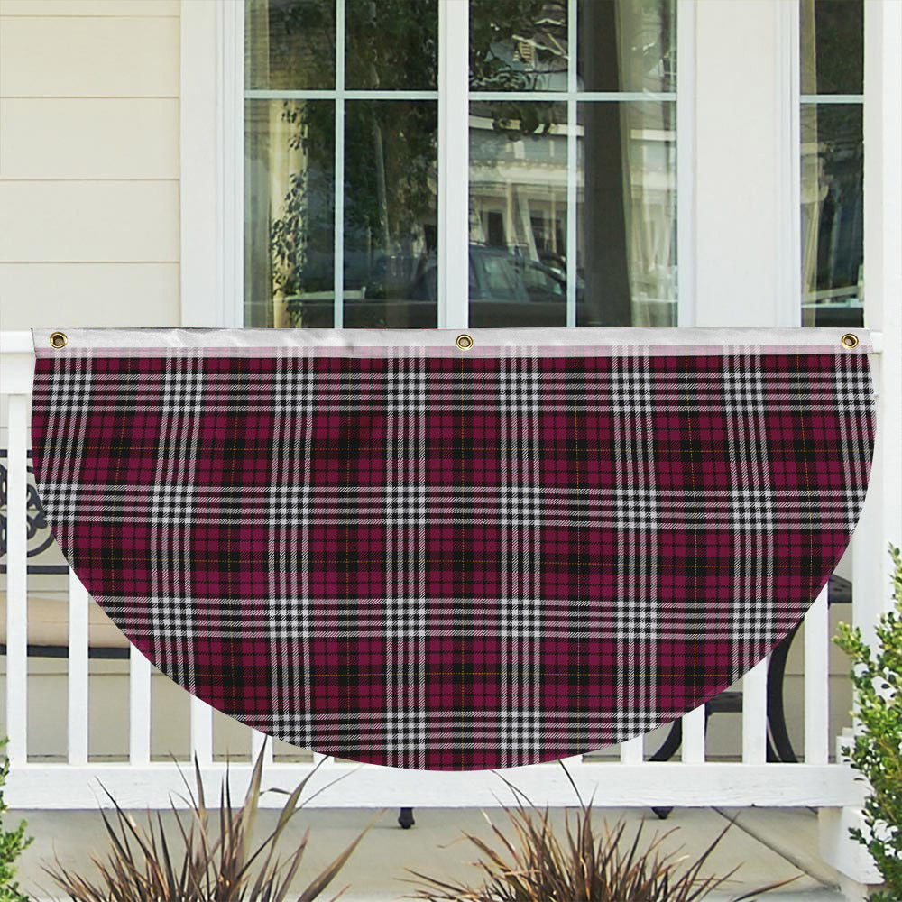 ScotsTee Shop Scottish Little of Morton Rigg Modern Tartan Non-Pleated Fan Flag Bunting Banner