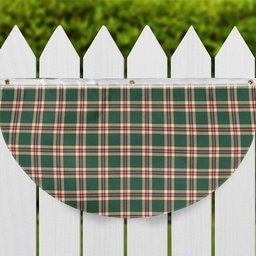 ScotsTee Shop Scottish Robertson Dress Ancient Tartan Non-Pleated Fan Flag Bunting Banner