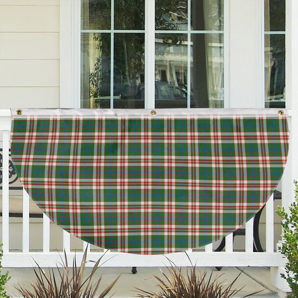 ScotsTee Shop Scottish Robertson Dress Ancient Tartan Non-Pleated Fan Flag Bunting Banner