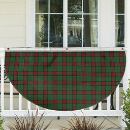 ScotsTee Shop Scottish Maxwell Hunting Modern Tartan Non-Pleated Fan Flag Bunting Banner