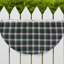 ScotsTee Shop Scottish MacCallum Dress Modern Tartan Non-Pleated Fan Flag Bunting Banner