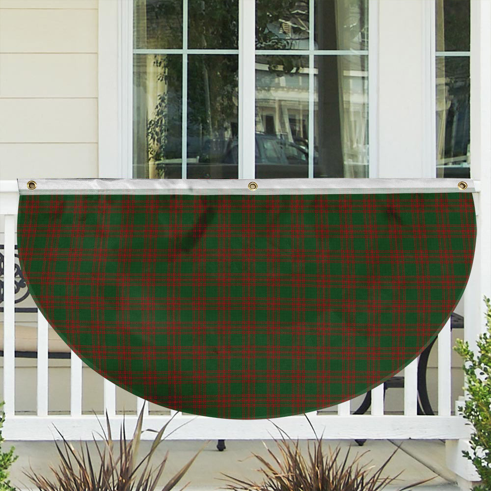 ScotsTee Shop Scottish Menzies Tartan Non-Pleated Fan Flag Bunting Banner