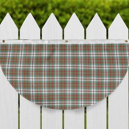 ScotsTee Shop Scottish McBean Dress Ancient Tartan Non-Pleated Fan Flag Bunting Banner
