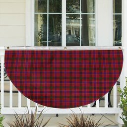 ScotsTee Shop Scottish Ross 3 Tartan Non-Pleated Fan Flag Bunting Banner