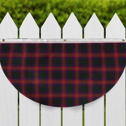 ScotsTee Shop Scottish MacInroy Rattray Tartan Non-Pleated Fan Flag Bunting Banner