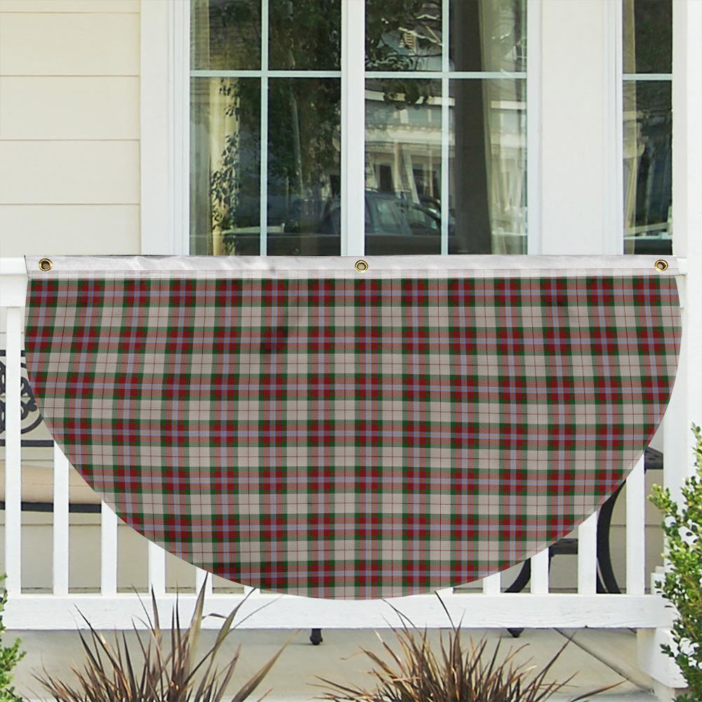 ScotsTee Shop Scottish MacLean Dress Tartan Non-Pleated Fan Flag Bunting Banner
