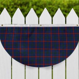 ScotsTee Shop Scottish Montgomery of Ayrshire Modern Tartan Non-Pleated Fan Flag Bunting Banner