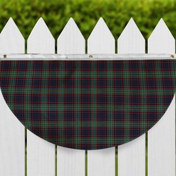 ScotsTee Shop Scottish McNicol Hunting Modern Tartan Non-Pleated Fan Flag Bunting Banner