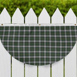 ScotsTee Shop Scottish MacLaren Dress Tartan Non-Pleated Fan Flag Bunting Banner
