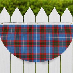 ScotsTee Shop Scottish Sideserf Tartan Non-Pleated Fan Flag Bunting Banner