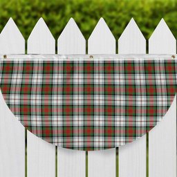 ScotsTee Shop Scottish MacDuff Dress Ancient Tartan Non-Pleated Fan Flag Bunting Banner