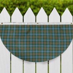 ScotsTee Shop Scottish Pasley District Tartan Non-Pleated Fan Flag Bunting Banner