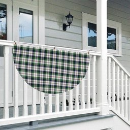 ScotsTee Shop Scottish MacNaughton Dress Modern Tartan Non-Pleated Fan Flag Bunting Banner