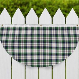 ScotsTee Shop Scottish MacNaughton Dress Modern Tartan Non-Pleated Fan Flag Bunting Banner
