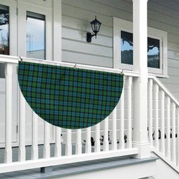 ScotsTee Shop Scottish MacEwen Ancient Tartan Non-Pleated Fan Flag Bunting Banner