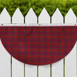 ScotsTee Shop Scottish MacNab Old Tartan Non-Pleated Fan Flag Bunting Banner