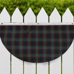 ScotsTee Shop Scottish Nicolson Hunting Modern Tartan Non-Pleated Fan Flag Bunting Banner