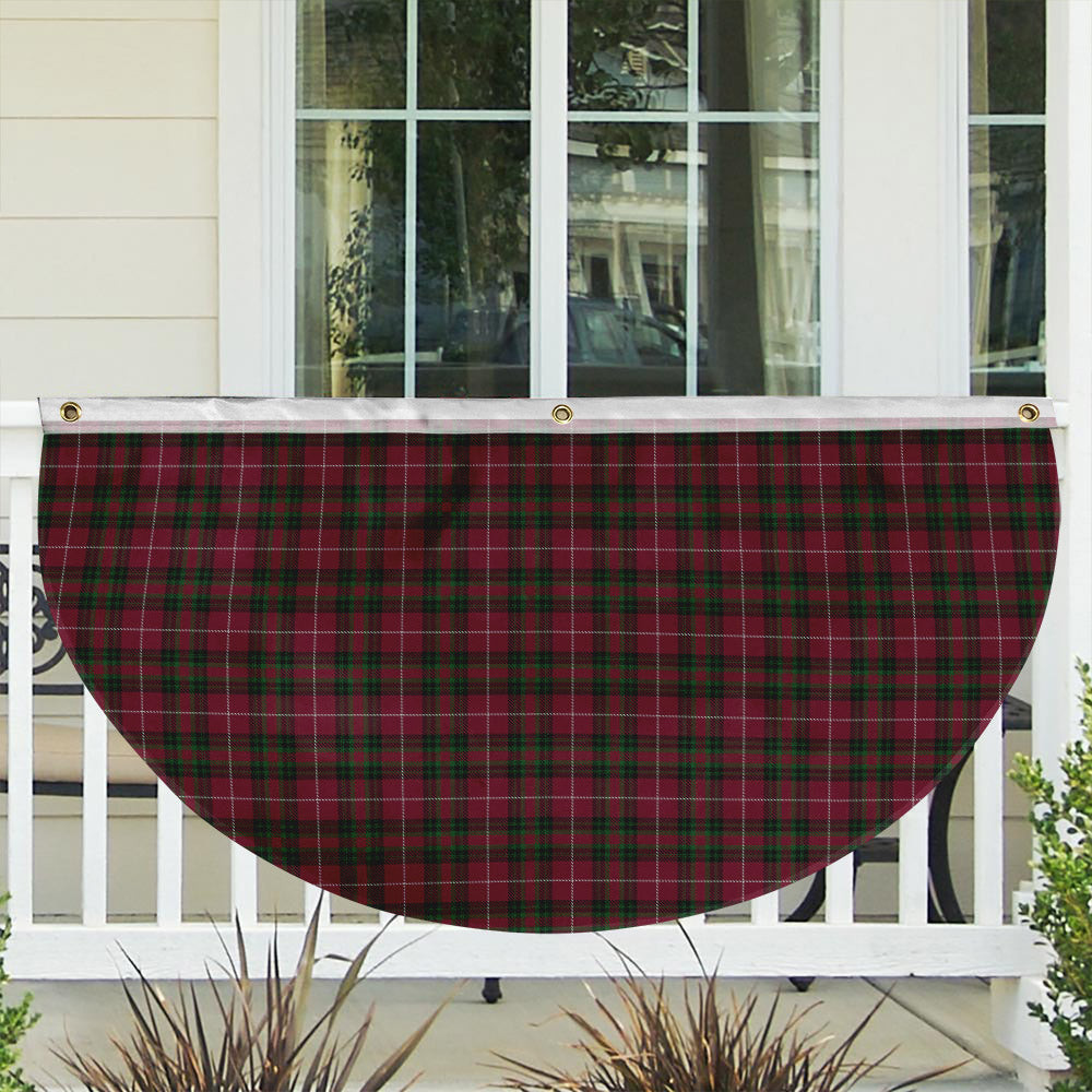 ScotsTee Shop Scottish Hunter of Bute Tartan Non-Pleated Fan Flag Bunting Banner