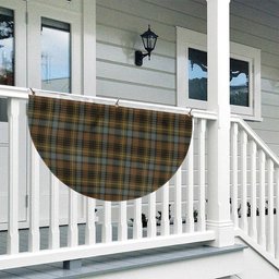ScotsTee Shop Scottish Stewart Hunting Weathered Tartan Non-Pleated Fan Flag Bunting Banner