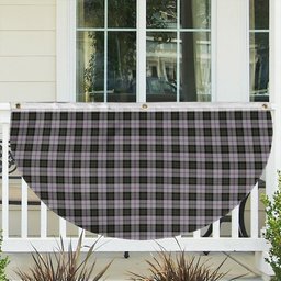 ScotsTee Shop Scottish MacPherson Dress 1951 Tartan Non-Pleated Fan Flag Bunting Banner