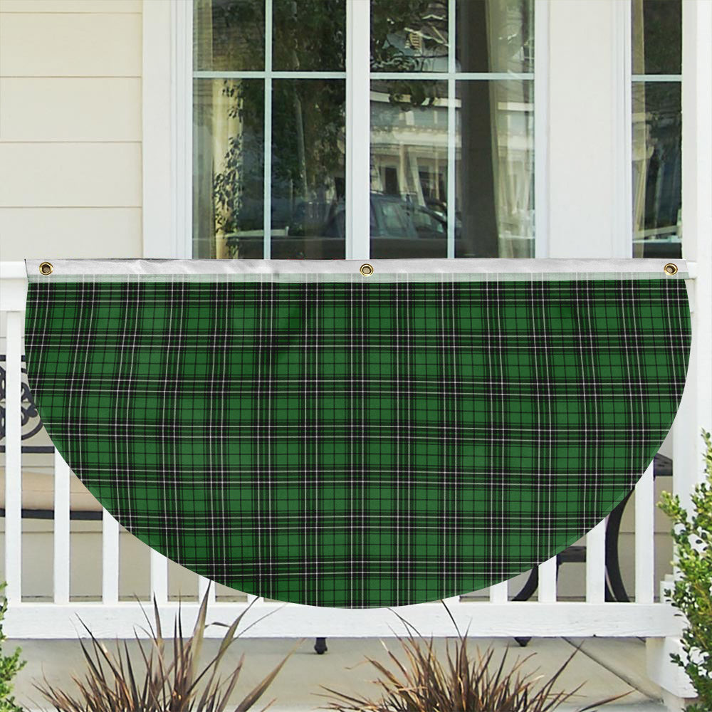 ScotsTee Shop Scottish McLean of Duart Hunting Ancient Tartan Non-Pleated Fan Flag Bunting Banner