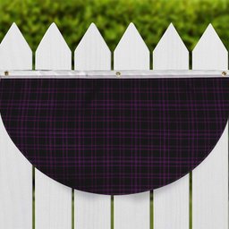 ScotsTee Shop Scottish Leonard Hunting Tartan Non-Pleated Fan Flag Bunting Banner