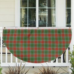 ScotsTee Shop Scottish Muirhead Ancient Tartan Non-Pleated Fan Flag Bunting Banner