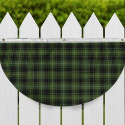 ScotsTee Shop Scottish McIvor Hunting Tartan Non-Pleated Fan Flag Bunting Banner