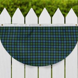 ScotsTee Shop Scottish McKay Ancient Tartan Non-Pleated Fan Flag Bunting Banner