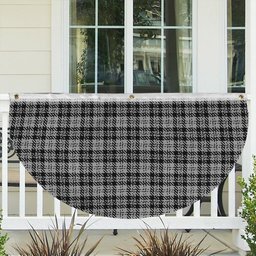 ScotsTee Shop Scottish Scott Abbreviated Tartan Non-Pleated Fan Flag Bunting Banner