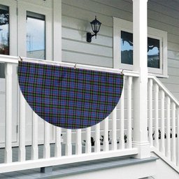 ScotsTee Shop Scottish Lang of Sherbrooke Modern Clan Tartan Non-Pleated Fan Flag Bunting Banner