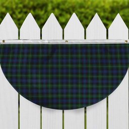 ScotsTee Shop Scottish Lamont 2 Tartan Non-Pleated Fan Flag Bunting Banner