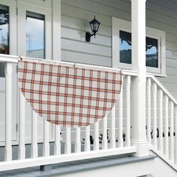 ScotsTee Shop Scottish Young Christina Ancient Tartan Non-Pleated Fan Flag Bunting Banner