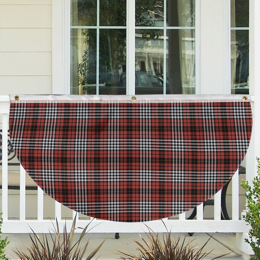 ScotsTee Shop Scottish Little of Morton Rigg Ancient Tartan Non-Pleated Fan Flag Bunting Banner