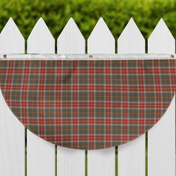 ScotsTee Shop Scottish Muirhead Hunting Ancient Tartan Non-Pleated Fan Flag Bunting Banner