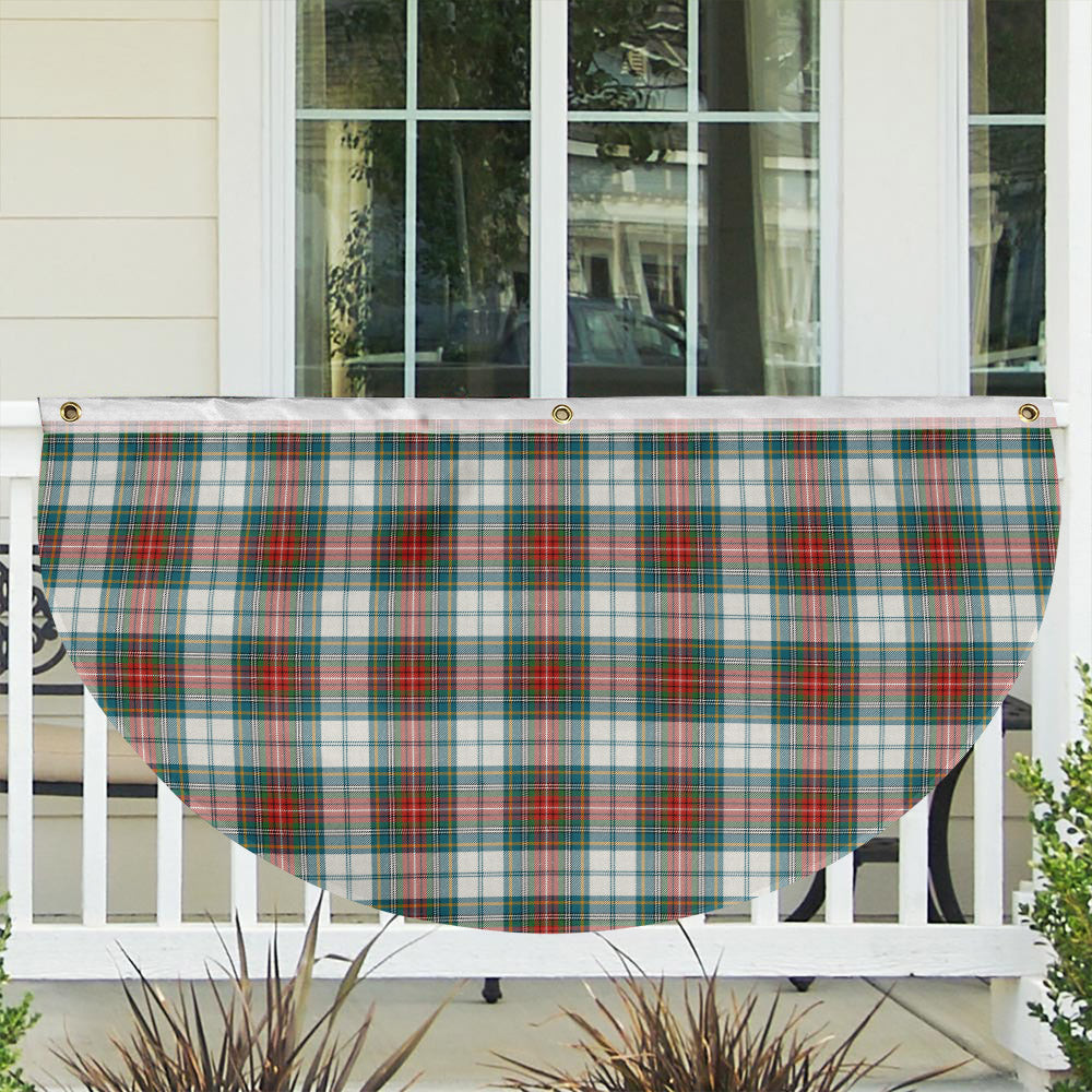 ScotsTee Shop Scottish McBeth Dress Ancient Tartan Non-Pleated Fan Flag Bunting Banner