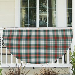 ScotsTee Shop Scottish McBeth Dress Ancient Tartan Non-Pleated Fan Flag Bunting Banner