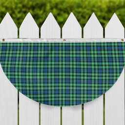 ScotsTee Shop Scottish Graham of Montrose Ancient Tartan Non-Pleated Fan Flag Bunting Banner