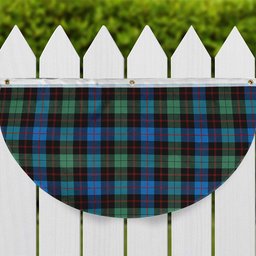 ScotsTee Shop Scottish Guthrie Ancient Tartan Non-Pleated Fan Flag Bunting Banner