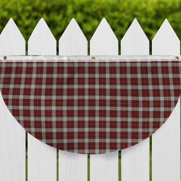 ScotsTee Shop Scottish McFie Dress Tartan Non-Pleated Fan Flag Bunting Banner