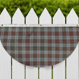 ScotsTee Shop Scottish McBain Dress Tartan Non-Pleated Fan Flag Bunting Banner