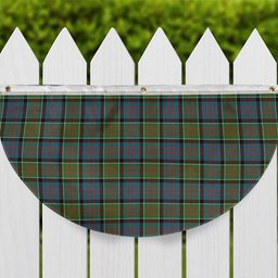 ScotsTee Shop Scottish MacDonald of Clan Ranald Ancient Tartan Non-Pleated Fan Flag Bunting Banner