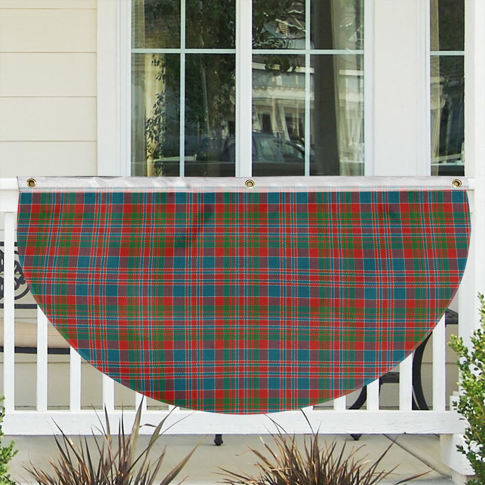 ScotsTee Shop Scottish McDonald of Boisdale Ancient Tartan Non-Pleated Fan Flag Bunting Banner