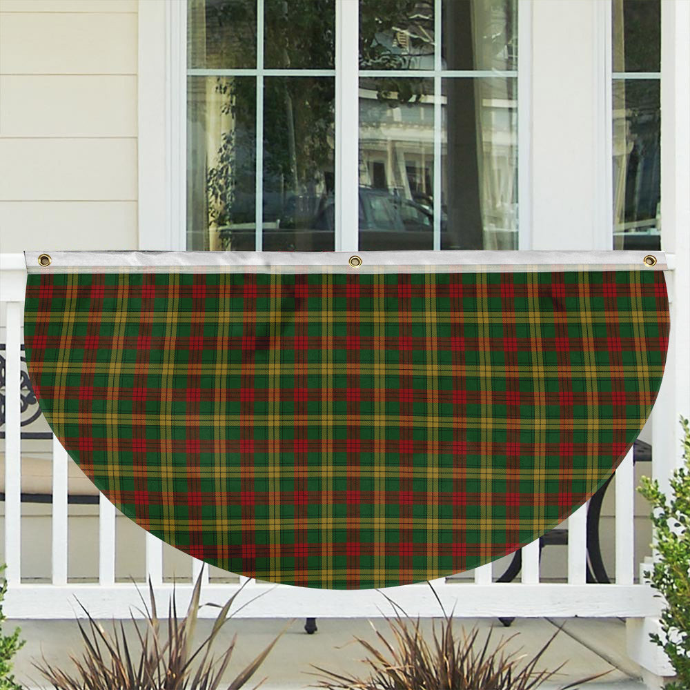 ScotsTee Shop Scottish McMillan Society of Glasgow Tartan Non-Pleated Fan Flag Bunting Banner