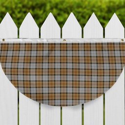 ScotsTee Shop Scottish MacKellar Dress Reproduction colours Tartan Non-Pleated Fan Flag Bunting Banner